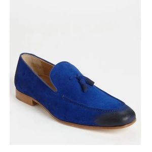 Livio' Tassel Loafer DSQUARED2  leather shoes blue